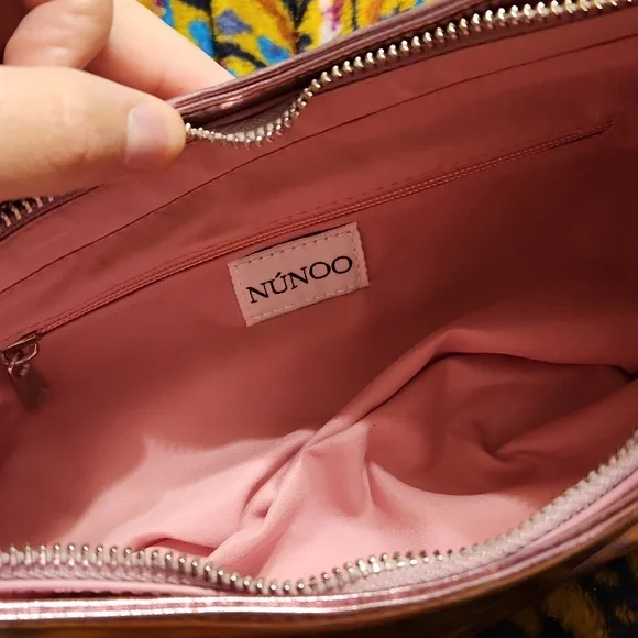 NWT Urban Outfitters Nunoo Vegan Faux Leather Metallic Shoulder Mini Bag - Picture 8 of 12
